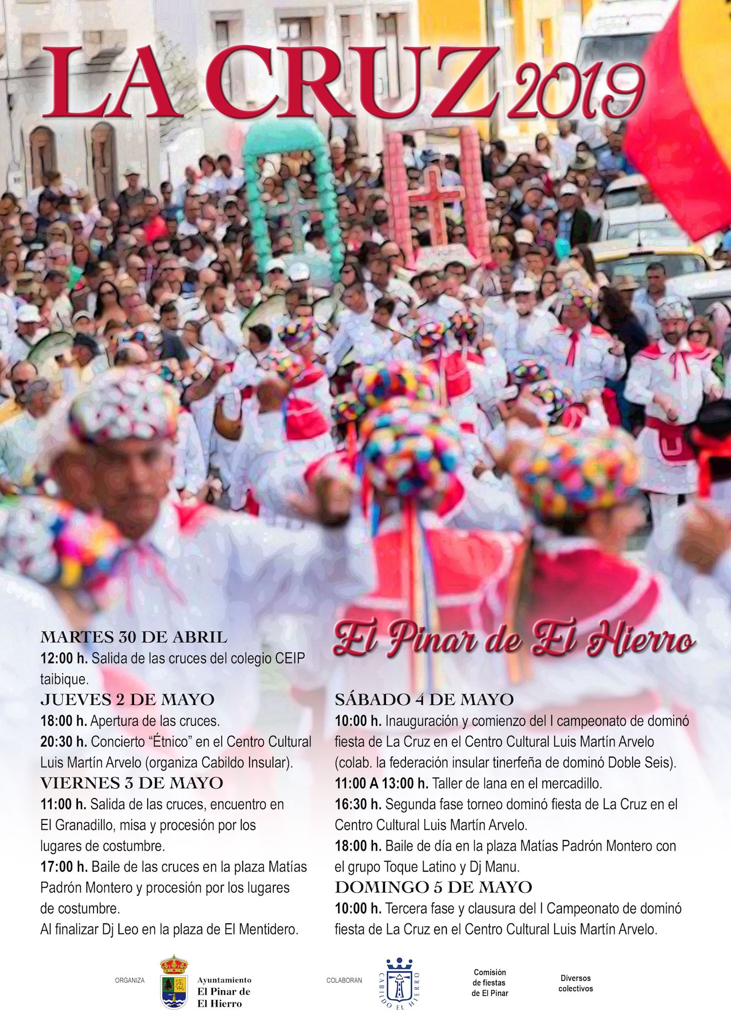 Cartel El Pinar Fiestas de la Cruz 2019